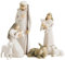 Virtcooy Set Natività Figurine Ornamenti per Natale, 6 Pezzi Presepe Natalizio Figure in Resina Set Natività Decorazioni Natalizie Regalo per Ufficio Domestico