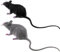 PRETYZOOM 2 Pièces Simulation Souris pour Farce Souris Jouets Spooky Souris Figurine Rat en Plastique Modal Carnaval Jouets Halloween Nouveauté Jouet
