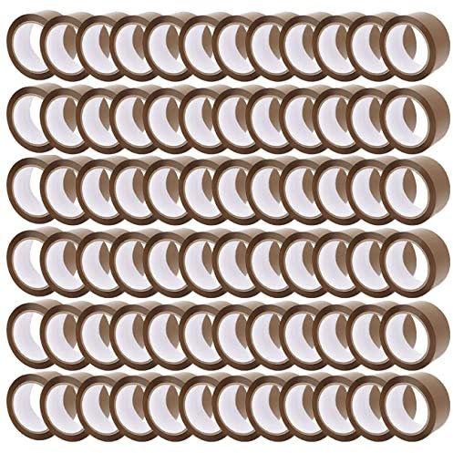 FYBR TAPEMAXX PLUS 72 Rollen starkes Paketklebeband leise Paketband Packband Packing Tape Klebeband Paket Paketbandrolle Verpackungsband 48mm x 66m braun