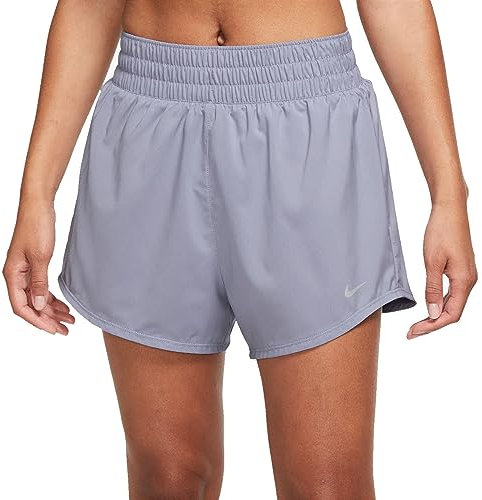 NIKE DX6010-519 W NK One DF Mr 3IN BR Short Shorts Femme Hellgrau Taille S