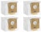 4 Pack Replacement Dust Bags Compatible with for Ecovacs for DEEBOT N10, N10 Plus Robot Vacuum Cleaner Parts