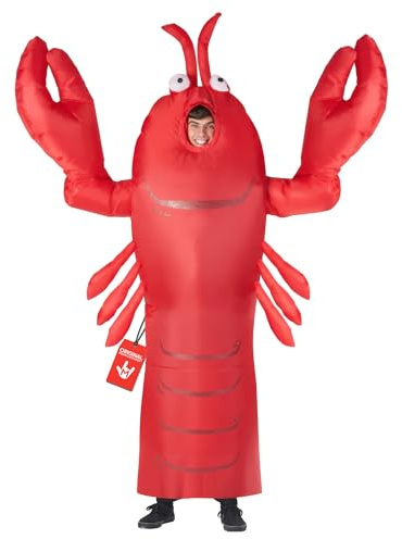Morph Giant Lobster Inflatable Costume, Lobster Costume Adult, Crawfish Costumes, Funny Costumes for Adults