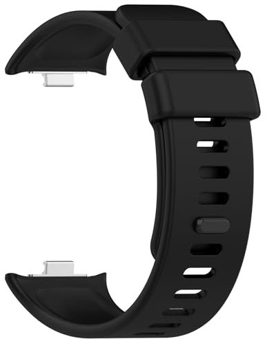 Panda Bobo Strap for Xiaomi Redmi Watch 4 Watch Silicone Replacement Sport Band Strap (Black)