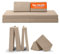 Funzy Spielsofa für Kinder - Das Original für kreatives Spielen, Modulare Spielcouch, Waschbarer Bezug, Robust und Langlebig, TÜV und Oeko-TEX 100 Zertifiziert mit 3 Jahren Garantie, Erdnuss Beige