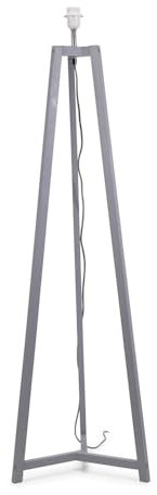 ValueLights | Grey Wood Tripod Floor Lamp Base Free Standing Living Room Light | Floor Lamps, Home Décor & Improvement Essential