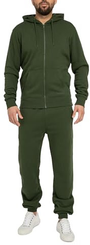 Basisstoff Laufkumpel Herren Jogging Anzug Grün Gr. L