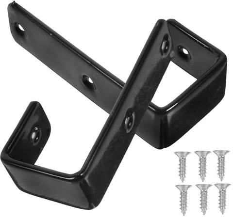 TOKIDNY 1set Ganci Per Scala Letto Castello Supporti Per Scale Di Sicurezza Zi Con Rivestimento Antiscivolo Facile Installazione Da Ganci Viti
