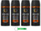 4x Axe Musk Deodorant und Körperspray - Body Spray für Männer Deo Spray 150ml + Beni Culinari Kostenloser Schlüsselanhänger
