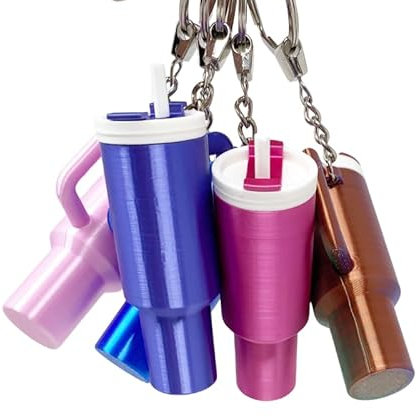 Mini Tumbler Keyring Accessories for Stanley Cup, Mini Cup Keychain Cute Tumbler Key Ring, Handbag Backpack Key School Bag