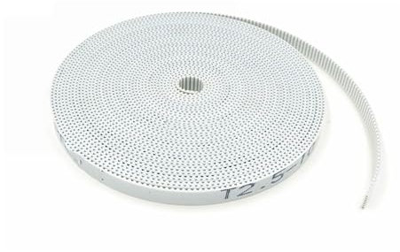 Zahnriemen mit offenem Ende, 1 Meter, T2.5 PU, Zahnriemen mit offenem Ende, Breite 10 mm, T2.5, 10 Riemen, passend for T2.5-Zahnriemenscheibe for 3D-Drucker CNC (Nr. 652)