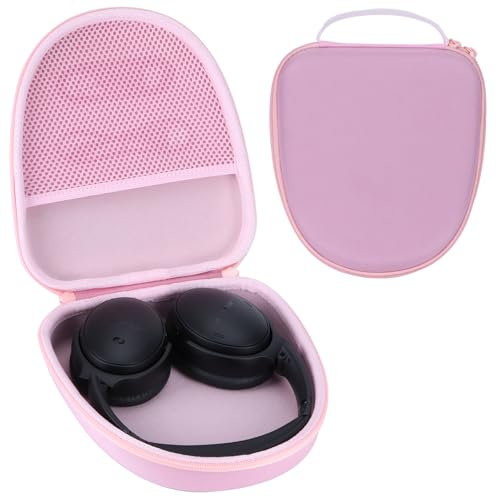 RIYADAone Hard Case Compatible with Bose QuietComfort Ultra/SC/SE/45/25/35 Noise Cancelling Headphones (Pink)