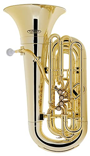 Classic Cantabile KT-20GD MardiBrass Kunststoff C-Tuba Gold, Modell: KT-20 | Stimmung: C, Material Korpus: ABS Kunststoff, Mundrohr und Maschine: Messing, 4 Perinet-Ventile: Edelstahl, Bohrung: 17 mm