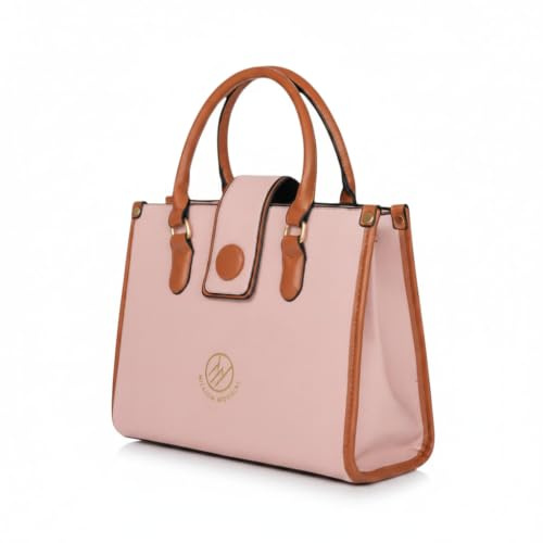 MILLION MONDIAL Handtasche Damen mittelgroß – elegante Henkeltasche, Business Tasche für Büro, Alltag & Shopping, Shopper Tasche mit Tragegriffen – Modell NATHALIE