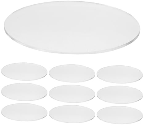 GAROZATION Mr16gu10 Acryl Lampenschirm 2 Flach Transparent Hitzebeständig Schmutzabweisend Abdeckung für Außenbeleuchtung Scheinwerfer