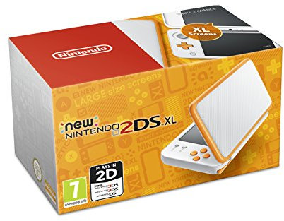 Nintendo Handheld Console - New Nintendo 2DS XL - White and Orange [video game]