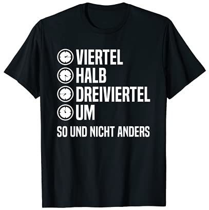Uhrzeiten in Ostdeutschland so tickt die Ossi Uhr Osten T-Shirt
