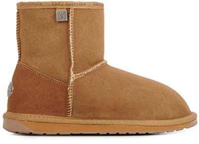 EMU Australia Women's Platinum Stinger Slim Mini Sheepskin Boot, Chestnut, Size 39