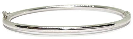 never say never Starres Armband aus 18-karätigem Weißgold für Damen, 62,00 mm innen, 3.60 g 18-karätiges Gold., Gold 18 kt