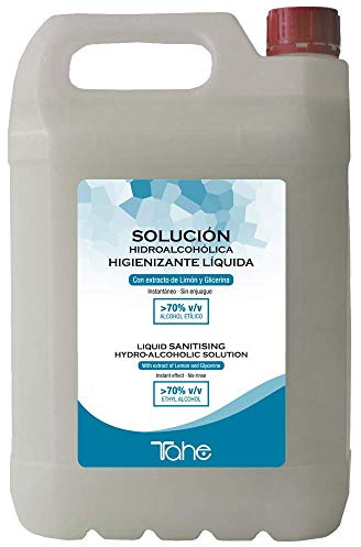 Tahe Dermoprotect Solución Hidroalcohólica Líquida Higienizante 5 Litros 5000 ml