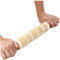 Rouleau à Pâtisserie en Bois Gaufrage Rouleau à Pâtisserie en Bois avec Motifs en 3D Parfait pour Faire Cuire Biscuits de Relief Décoration de Gâteaux Noël Outil à Pâtisserie Cuisine 39 cm