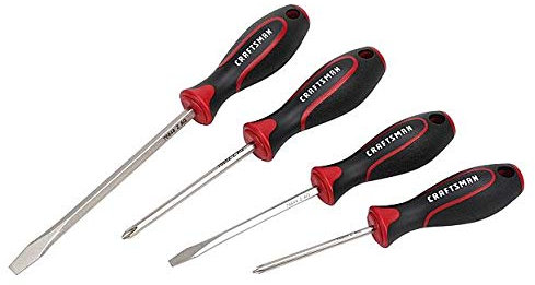 Craftsman Screwdriver Set 4 Piece Contoured Handle