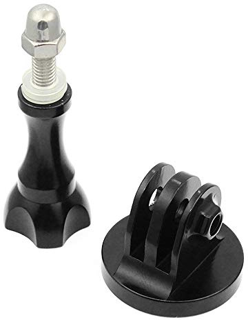 Aluminum Tripod Mount Adapter for Gopro Max/Hero 10, 9, 8, 7, 6, 5, 4, 3+, 3, HD, GOPRO Hero 2018, DJI OSMO, Insta360 Action Camera
