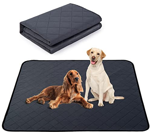 Große Welpen-Trainingsunterlagen (150 x 150 cm), waschbar, wiederverwendbar, maschinenwaschbar, für Hunde, sehr saugfähig, Inkontinenzeinlagen (1 Packung 150 x 150 cm)