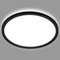 BRILONER Leuchten – LED Bad Deckenleuchte mit Backlight, IP44 LED Badezimmerlampe, ultraflach, neutralweißes Licht, Schwarz, 290x35 mm (DxH)