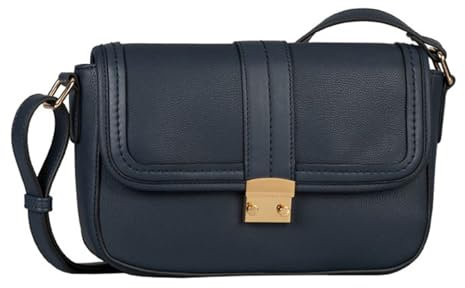 Gabor bags , ANETA, Damen, Umhängetasche, one size, blau , 27x16,5x26,5cm