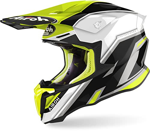 Airoh Motocross-Helm Twist 2.0 Gelb Gr. S