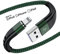 Essri for Phone Charger Cord 3FT 2Pack,USB to Lighting Cable 3 Feet, Nylon Braided Long Charging Cable 3 Foot Compatible with iPhone 14/13/12/11/X/XS/XR/16/Pad - Green