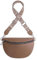 GSenhui Bauchtasche Damen Leder Crossbody Bag Damen Bauchtasche Breiter Gurt mit Reißverschluss,Umhängetasche Schwarz für Reisen Einkaufen