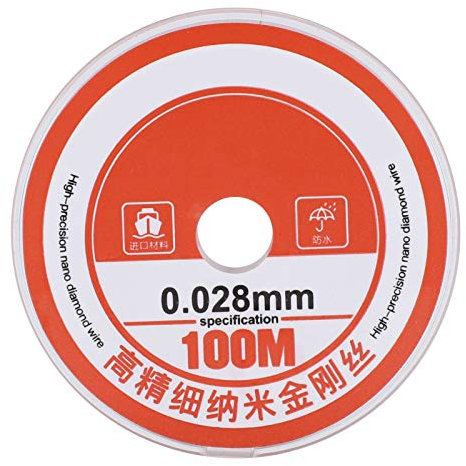 Línea de Corte por Separación de Pantalla LCD con Hilo de Diamante de 328,1 Pies, Alta Dureza, Tenacidad, Alta Resistencia Al Desgaste, Compatible con iOS, 100 M de