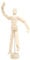 Hölzerne Schaufensterpuppe 14 Modell Holzhände Puppe Figur Skizze Puppe Ornament Holzfigur Comic Manikins (5,5 Zoll großer Holzmann (Standardgröße 14 cm))