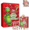 JJKTO Grinch Advent Calendar 2023,24PC Cute Cartoon Elf Figures Doll，24 Days Christmas Countdown Calendar，Christmas Countdown Calendar for Kids Adult, Xmas Vacation Stocking Stuffer Gifts Idea