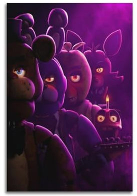 letty Fnaf Poster, Wandkunst, Poster, Geschenk für Freunde, Schlafzimmer, Wohnzimmer, Dekoration, modern, ästhetisch, ungerahmt, 30 x 45 cm