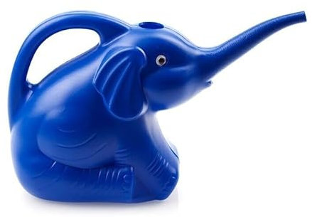 Gießkanne Elefant 2L Bewässerung Blumensprühgerät Gartenarbeit Kinder (Blau)
