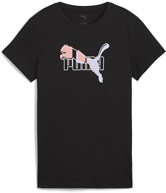 PUMA Unisex ESS Logo LAB Tee T-Shirts, PUMA Black,