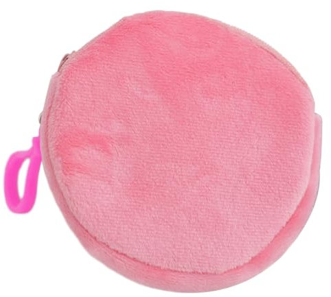Petit porte-monnaie coloré rond porte-monnaie porte-clés accessoire sac peluche pendentif porte-clés décoration