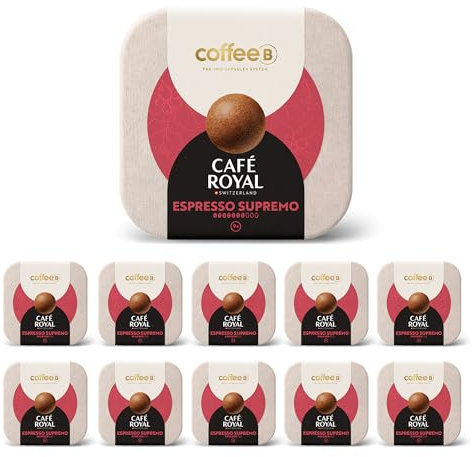 CoffeeB by Café Royal Espresso Supremo 9 Coffee Balls 51g, 10er Pack (10x 9 Coffee Balls)