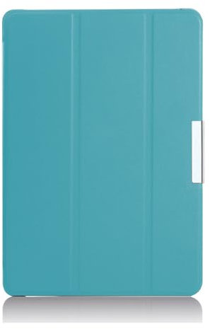 RUIPOCX Custodia Sottile Compatibile con Samsung Galaxy Tab S2 8.0 Pollici T710 T715 T713 T719 Cover Leggera con Supporto a Tre Ante Sveglia/Sonno Automatico(Sky-Blue)