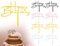 ZoeTekway Happy Birthday Tortendeko, Cake Topper Geburtstag, Acryl Tortendeko Geburtstag, Cupcake Topper (8, 4 Farben Satz 3)