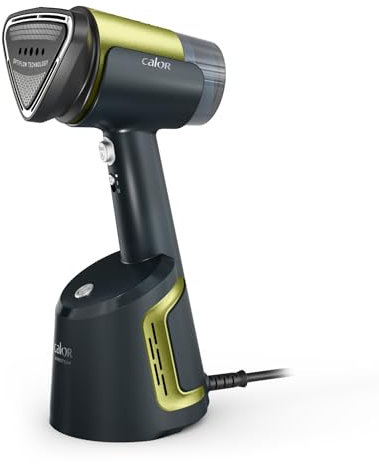 Calor AeroSteam défroisseur à main, Nouvelle technologie révolutionnaire, Résultats d’un fer à repasser en un seul passage, Rapide, Facile d'utilisation sans crochet, Fabriqué en France, DT9810C0
