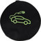 Veemoon Convenient Polyester Charger Bag Multi Functional Cord Organizer for Charging Cables and Flame Retardant Storage for Car Accessories