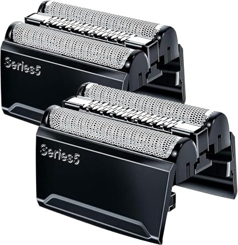 52B Scherkopf Kompatibel mit Braun Series 5, 52B Scherblatt für Braun Series 5, Ersatzklingen Klingen Rasierkopf für Rasierer Herren 5040S 5050 5050cc