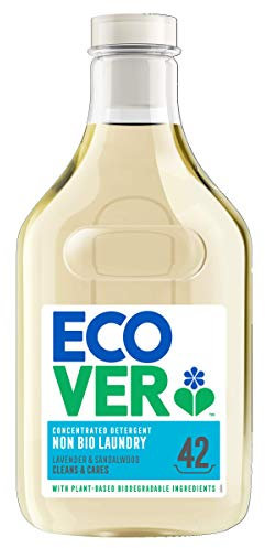 Ecover Non-Bio Waschkonzentrat Lavendel & Sandelholz, 42 Waschgänge, 1,5 Liter