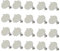 Fenteer 20 Runde Cabochon Brosche Basis Rohlinge Stifte DIY Entdeckungen Einstellen, Silber