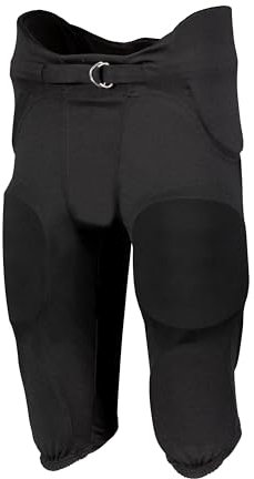 Augusta Sportswear Herren Russell Athletic Integrierte Fußballhose mit 7-teiligem Pad Hose, Schwarz, XX-Large