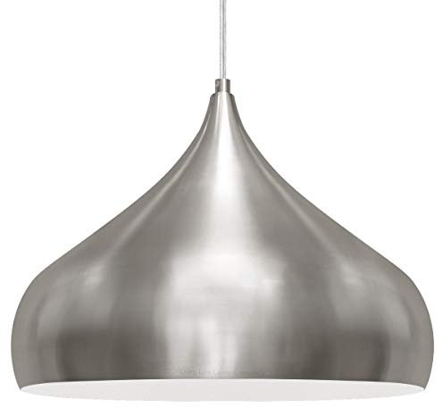 Modern Nickel Polished Chrome Pendant Light Shade Dome Contemporary Kitchen Island Ceiling Lights M0181F
