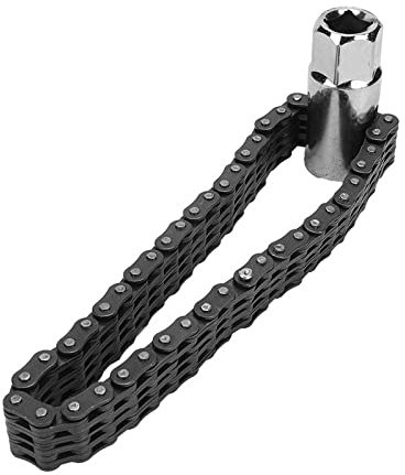 Catene Chiave Filtro Olio, Catena per Impieghi Gravosi Rimozione Chiave Del Filtro Olio Strumenti di Riparazione, Auto Universale per Filtro Dell'Olio Chiave a Catena Strumento per Tubi Idraulici